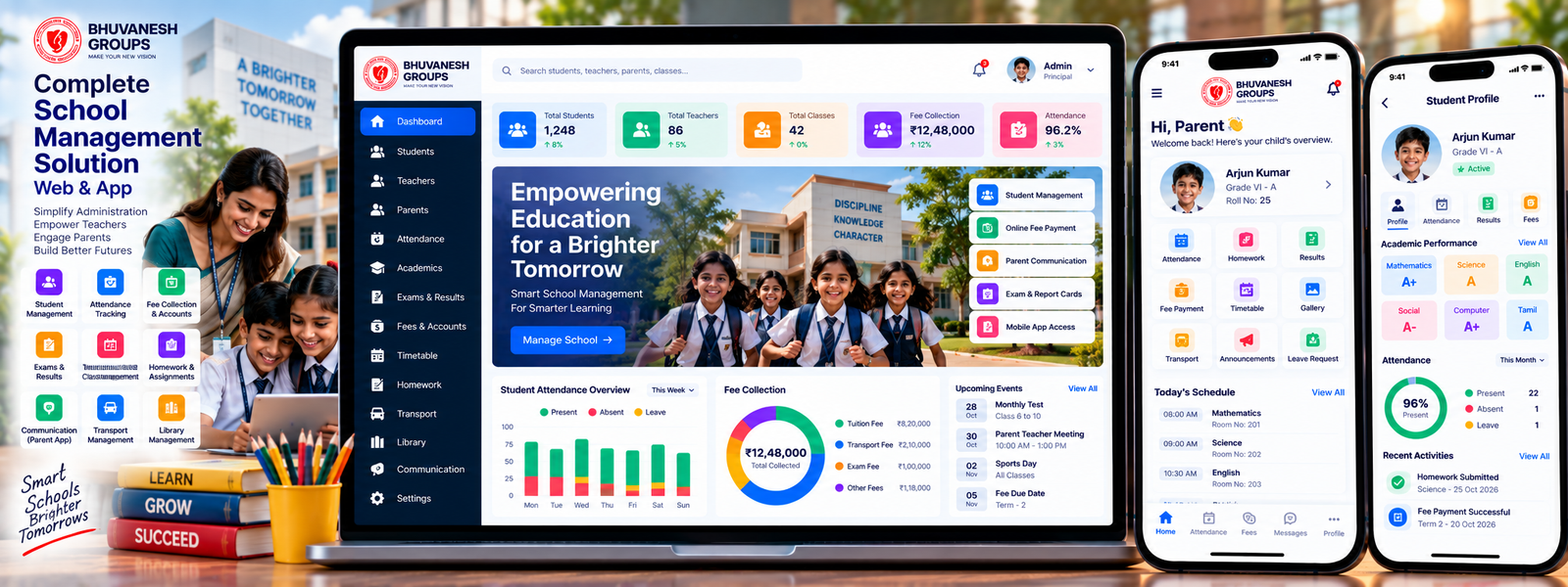 School Management Solution Web & App